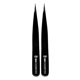 Pointy + Pointy Midnight Chrome Tweezer Set