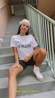 "BrowGameStrong" tee