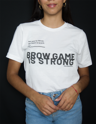 Camiseta "BrowGameStrong"